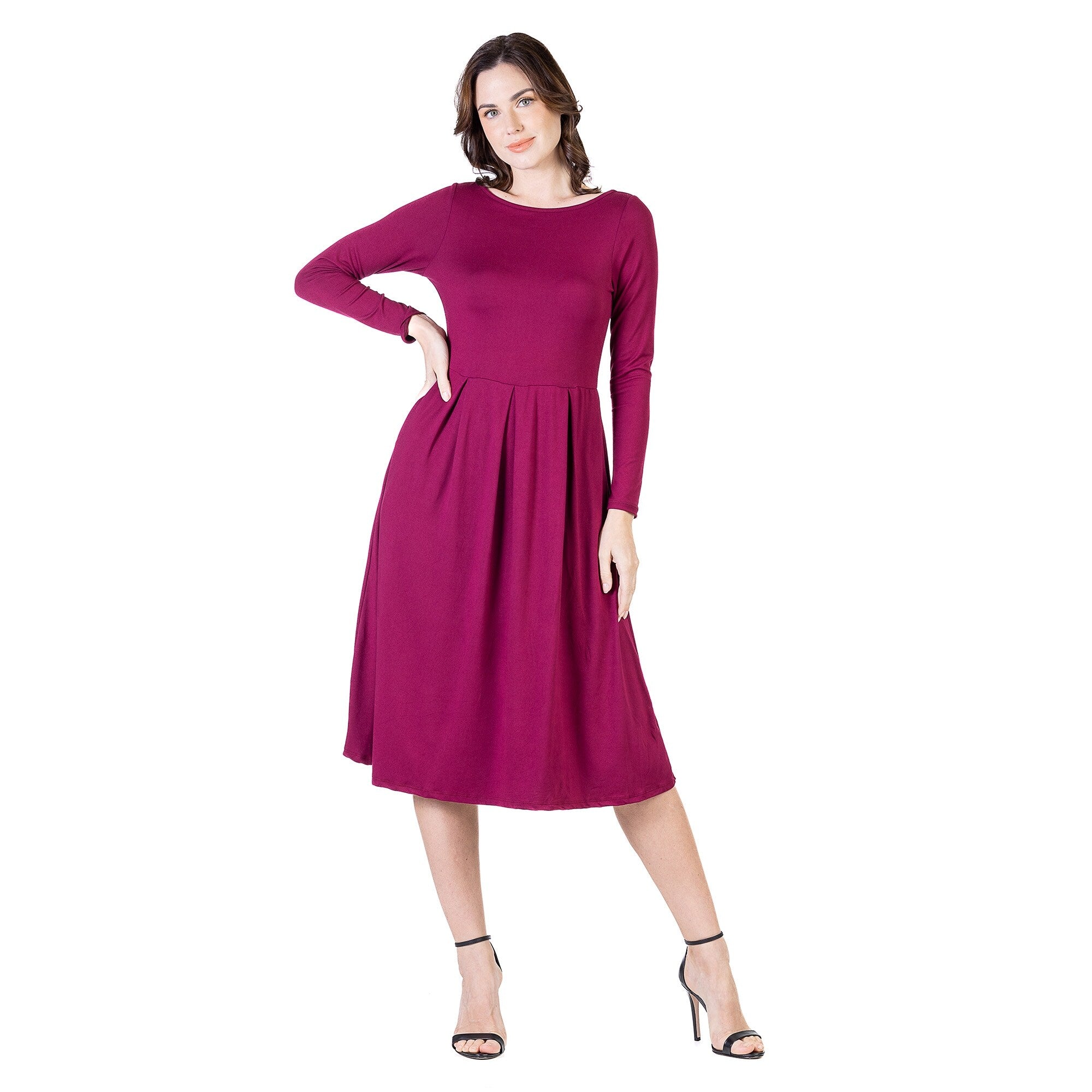 24seven-Comfort-Apparel-Midi-Length-Fit-N-Flare-Pocket-Dress_5771ad9d-e1f5-463a-9577-ee11db79104d