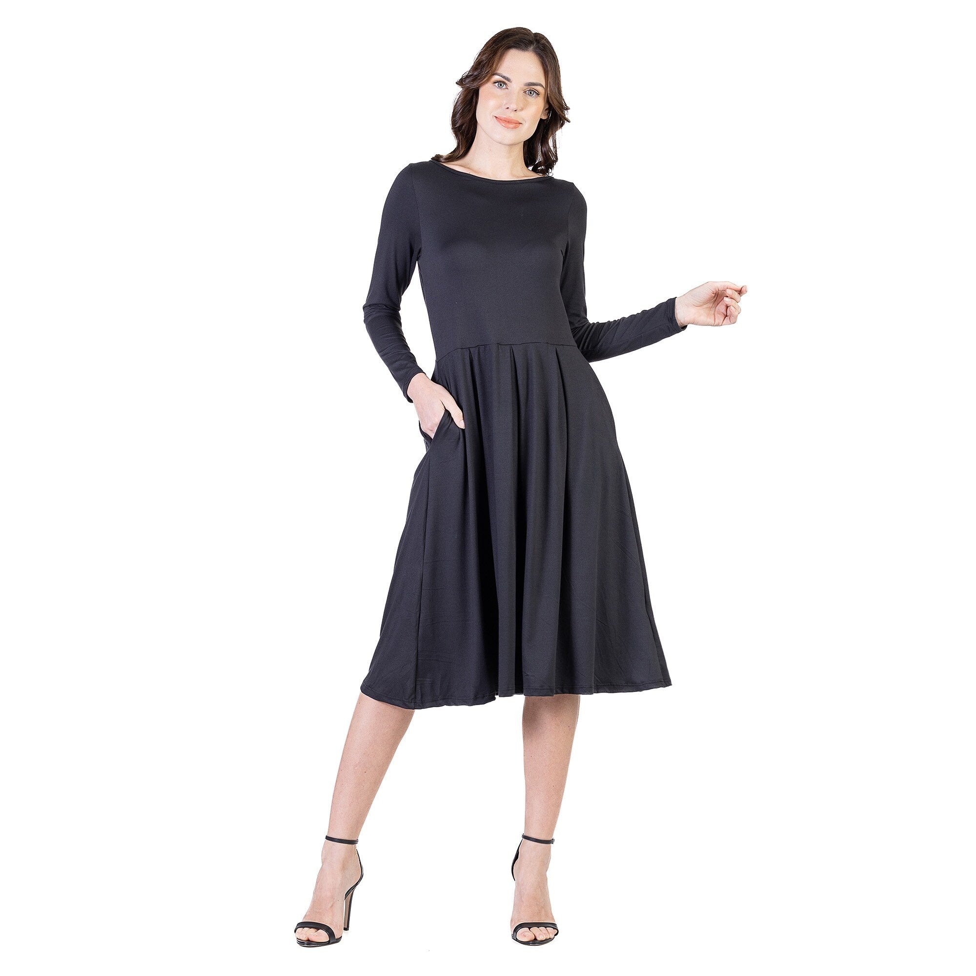 24seven-Comfort-Apparel-Midi-Length-Fit-N-Flare-Pocket-Dress_9ffe2776-9d0e-4f18-8f46-dcb9d7805df0