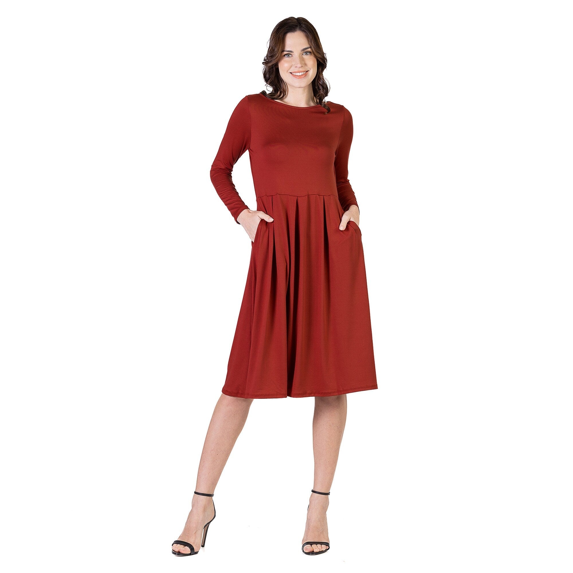 24seven-Comfort-Apparel-Midi-Length-Fit-N-Flare-Pocket-Dress_c3896368-104b-41b4-98ed-11535b8dbb87