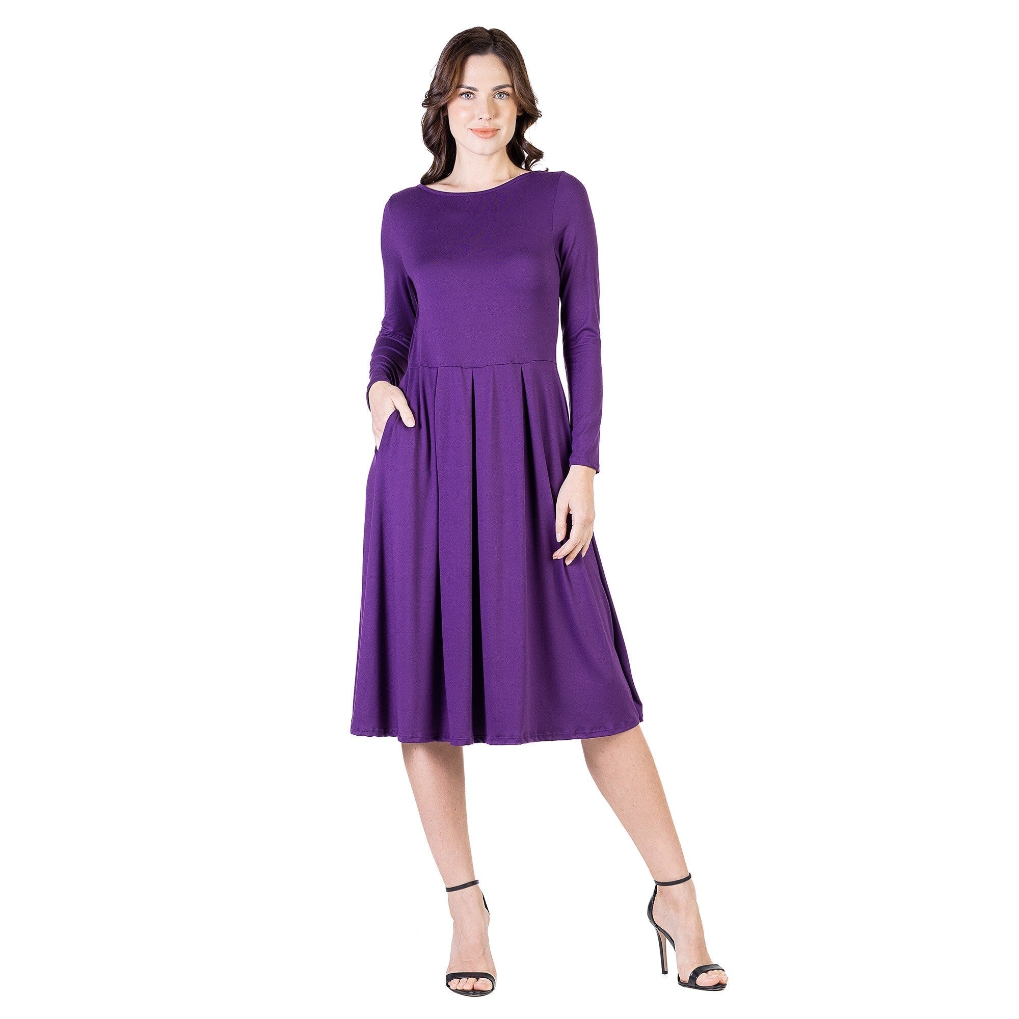 24seven-Comfort-Apparel-Midi-Length-Fit-N-Flare-Pocket-Dress_f8b893a0-555d-4cd6-8ae7-bfa056fb21a2