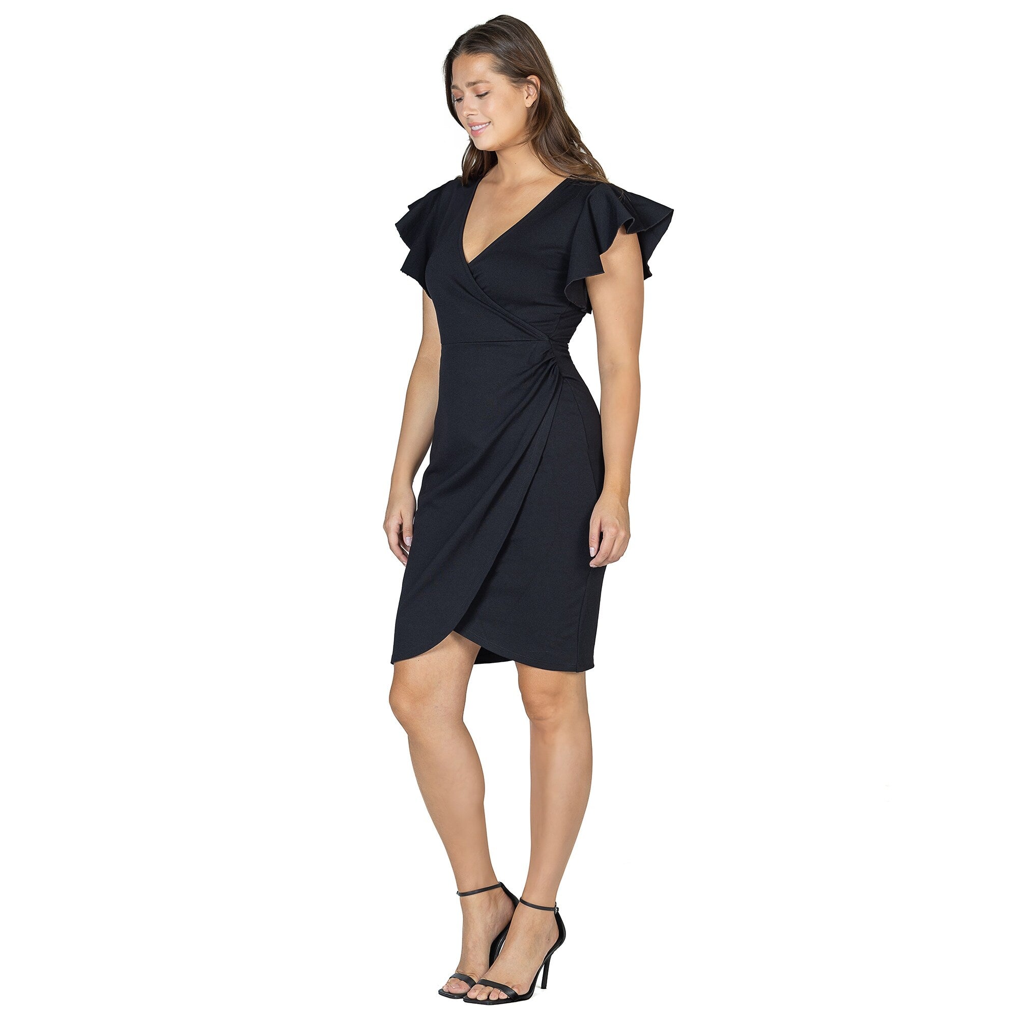 24seven-Comfort-Apparel-Womens-V-Neck-Ruffle-Sleeve-Knee-Length-Dress_3f29791d-eaaa-46e1-bb17-6ea945848536